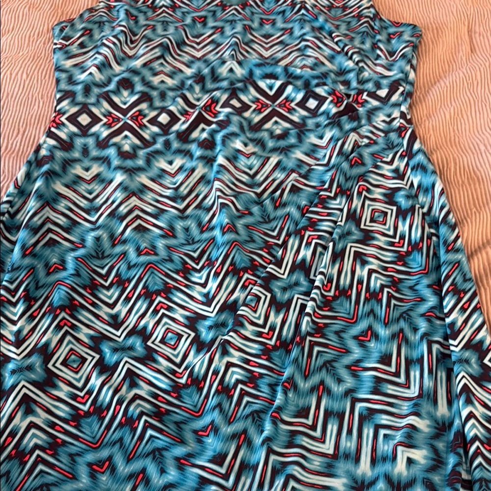Anne Klein Geometric Patterned Dress - Picture 12 of 13